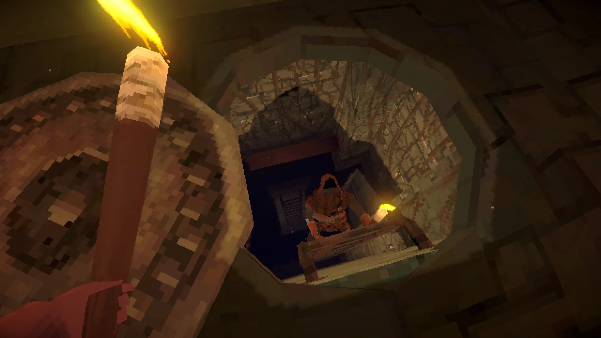 The dark exploration half of the same game